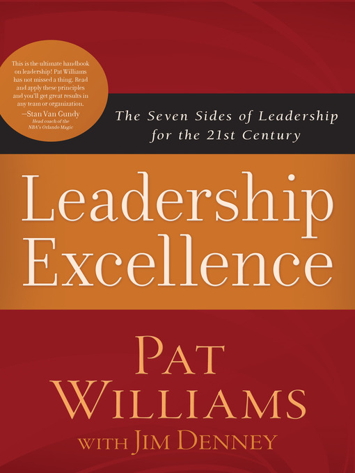 Title details for Leadership Excellence by Pat Williams - Available